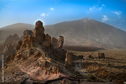 Roques de García cliffs in Teide National Park