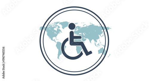 International Symbol of Access for Disabled People Worldwide.