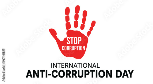 International Anti Corruption Day Stop Corruption.