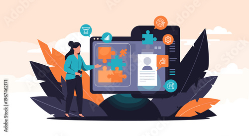 A serene and modern abstract background with a minimalist design, evoking a sense of calmness and simplicity.