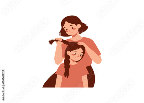 Mother holding her newborn baby in her arms, symbolizing love and family bonds in a gentle embrace