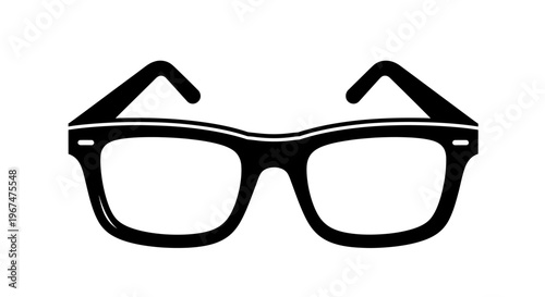 Stylish black frame glasses for clear vision and fashion.