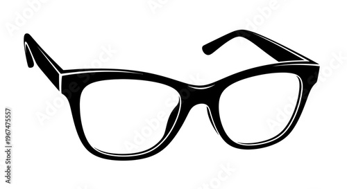 Stylish black frame glasses for vision correction and fashion.