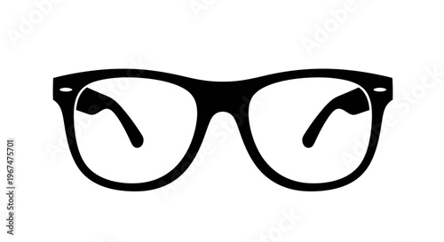 Stylish Black Rimmed Eyeglasses for Vision Correction.