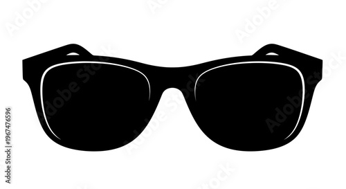Stylish black sunglasses with a classic design.