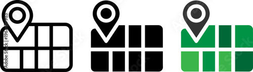 Visual representation of location mapping with varying building occupancy levels
