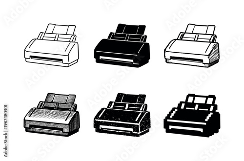 Office page scanner unit with paper input slot used for archiving and sharing paperwork electronically | Create ONE image