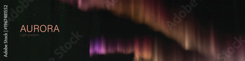 aurora light gradient modern luminous cosmic background