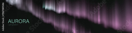 aurora light gradient mystical polar glow backdrop