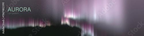 aurora light gradient colorful celestial night lights