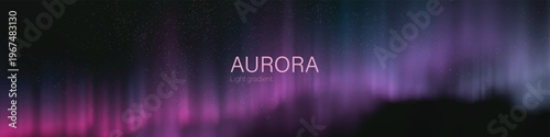 aurora light gradient vibrant colorful polar glow