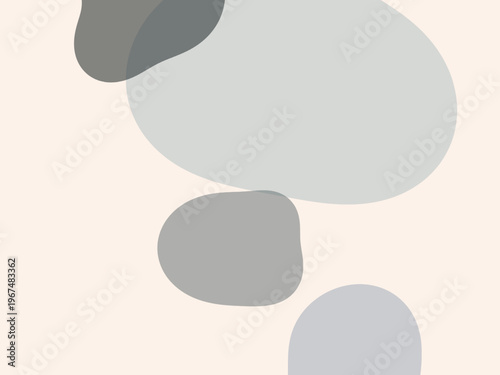 Modern Tech Startup Style Fluid Shapes Vector Wallpaper