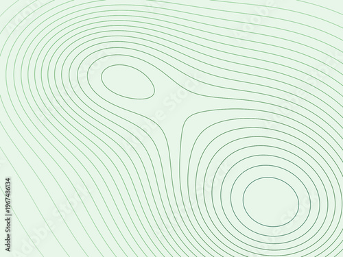 Topographic Contour Lines Abstract Vector Background