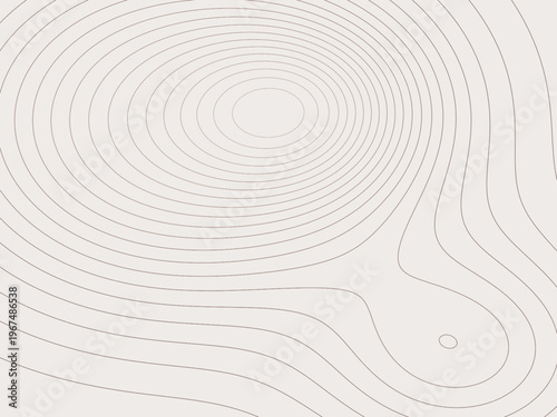 Topographic Contour Lines Abstract Vector Background