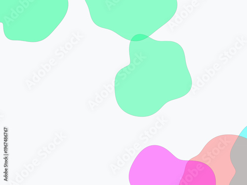 Modern Tech Startup Style Fluid Shapes Vector Wallpaper