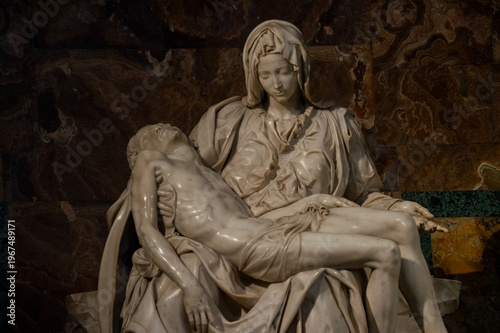 Quadro em tela Escultura de la Basilica de Santa Maria Maggiore