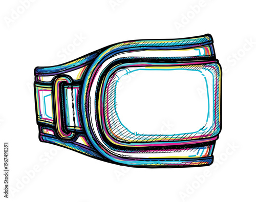 Adjustable reflective armband with blank space for customization