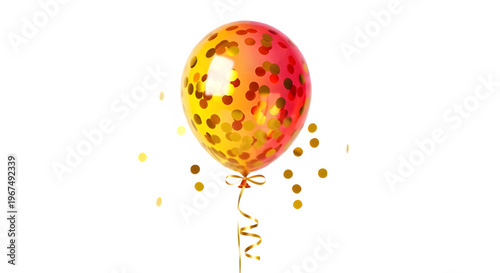 colorful balloons isolated on white