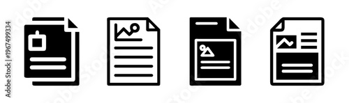Document icons representing brand guidelines, reports, and information