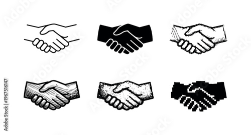 Agreement handshake with two clasped hands meeting in the center, conveying trust respect and collaboration | Create ONE image
