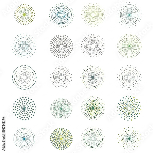Collection of Abstract Circular Patterns and Designs.