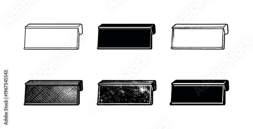 Retail shelf price label holder with clear front panel, mounted on store racks to display product pricing | Create ONE image