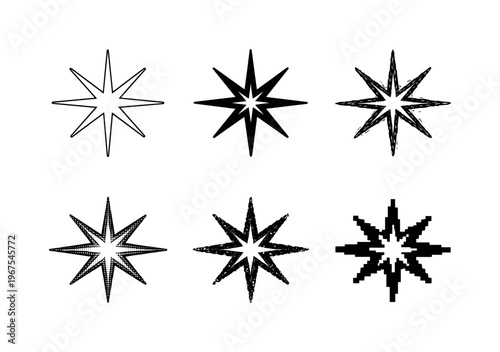Star shaped firework explosion with pointed rays and bright center, representing celebration and festive events | Create ONE