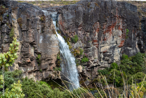Taranaki Falls in Tongariro National Park New Zealand