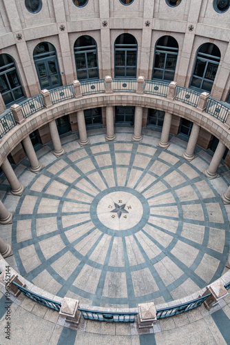 The Texas State Capitol Building and the modern extension in downtown Austin