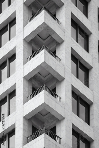 Edificios en blanco y negro