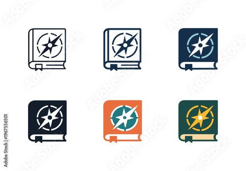 Concept illustrating legality advice delivered with calm authority, built as a metaphorical mark that combines a steady compass