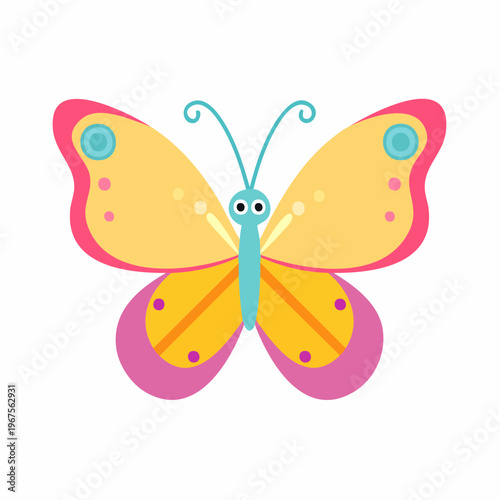 Hübscher Schmetterling