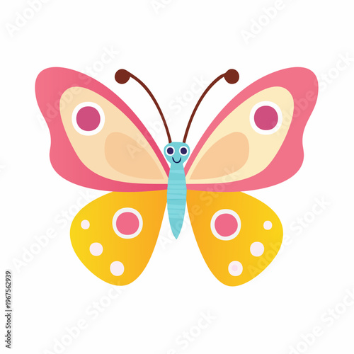 Hübscher Schmetterling