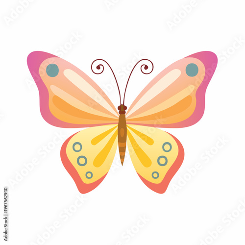 Hübscher Schmetterling