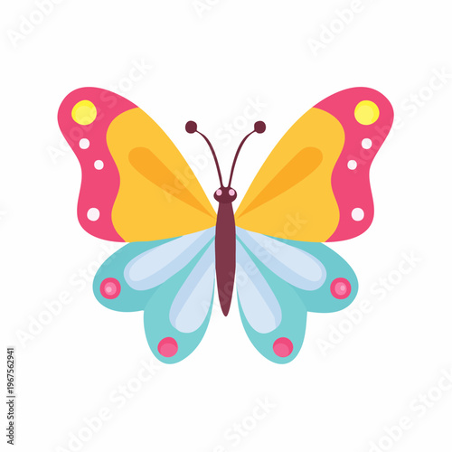 Hübscher Schmetterling