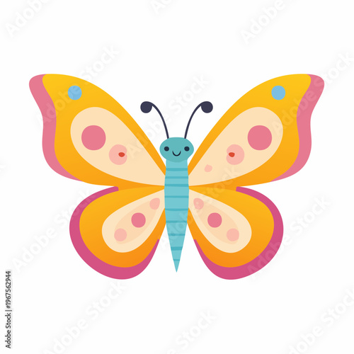 Hübscher Schmetterling