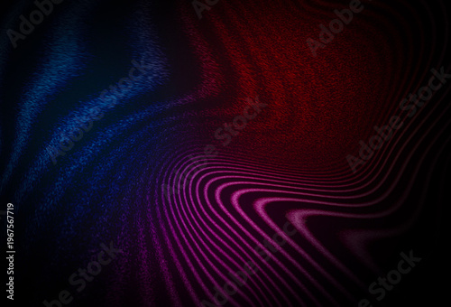 Abstract neon wave background with flowing red and blue lines on dark backdrop. Dynamic futuristic light pattern with smooth curves and vibrant glow, perfect for tech designs, music visuals, posters, 