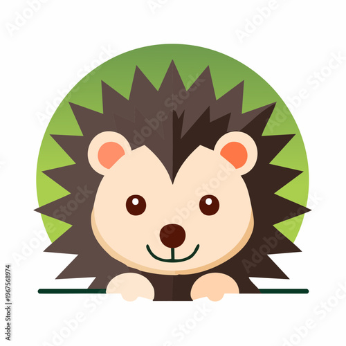 Kleiner Igel mit Stacheln.