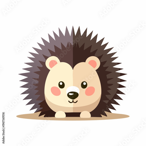 Kleiner Igel mit Stacheln.