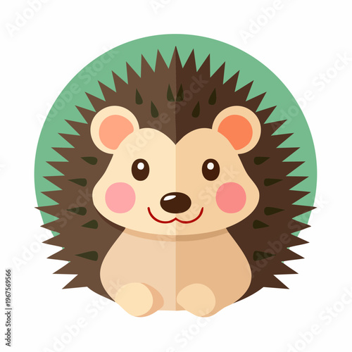 Kleiner Igel mit Stacheln.