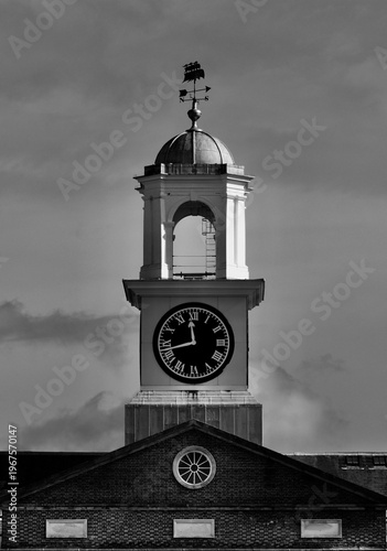old clock tower showing 11:43