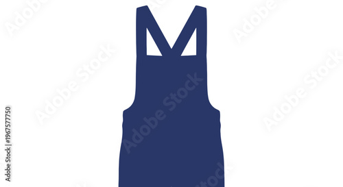 Navy Blue Tank Top with Crisscross Back.