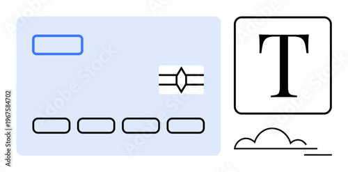 Branding, graphic design, online content, text editing, identity verification, and creative design. Icon typography and a design with shapes and symbols. Branding and graphic design concept