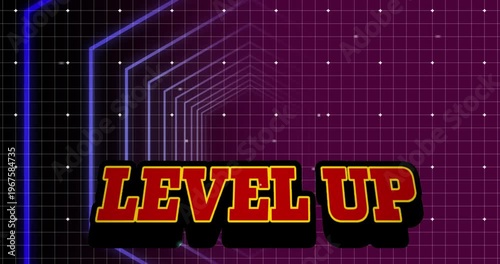 Start text and futuristic background