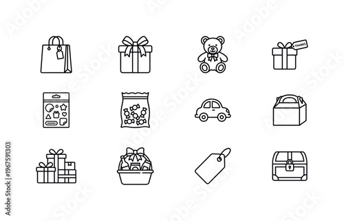 Gift bag, gift box, toy gift, return gift, sticker gift, candy bag, small toy, party favor box, gift bundle, gift basket, gift tag