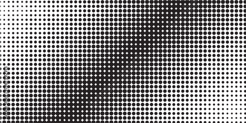 Foto Abstract Halftone Dot Pattern with Gradient Effect.