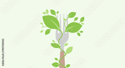 Sustainable eating healthy food concept.