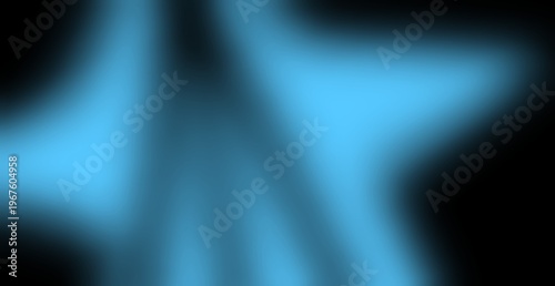 Abstract blue gradient lines with neon glow, luminous streaks, futuristic feel, isolated on dark background, sleek modern composition.