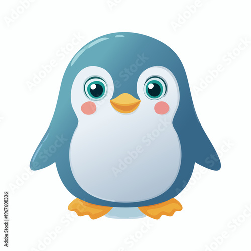 Kawaii-Stil - Niedlicher  Pinguin