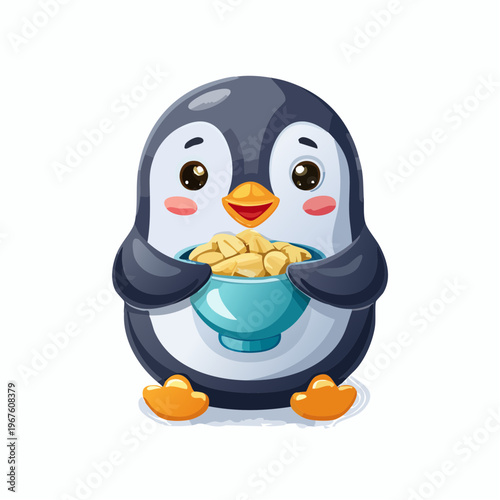 Kawaii-Stil - Niedlicher  Pinguin